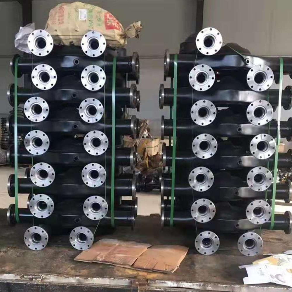 4-5ton Oil Palm 4WD Tractor Truck 4x4 Front Wheel Drive Steer Axle With Double Acting Steering Cylinder and Hydraulic Drum Brake