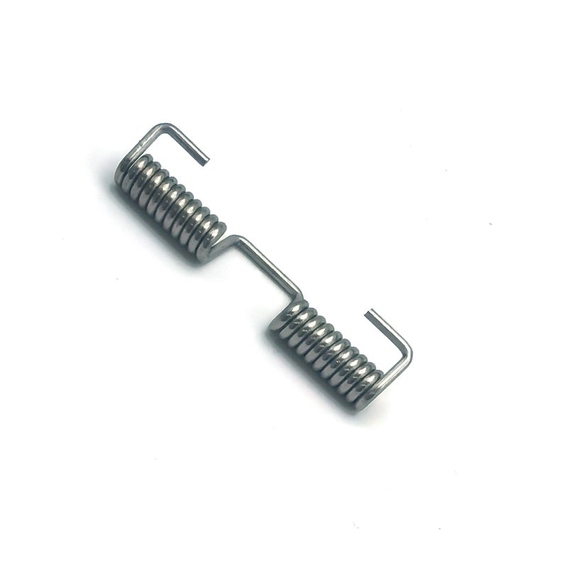Hongsheng Custom CNC Bending Spring Stainless Steel Double Torsion Spring for Brake Return Spring