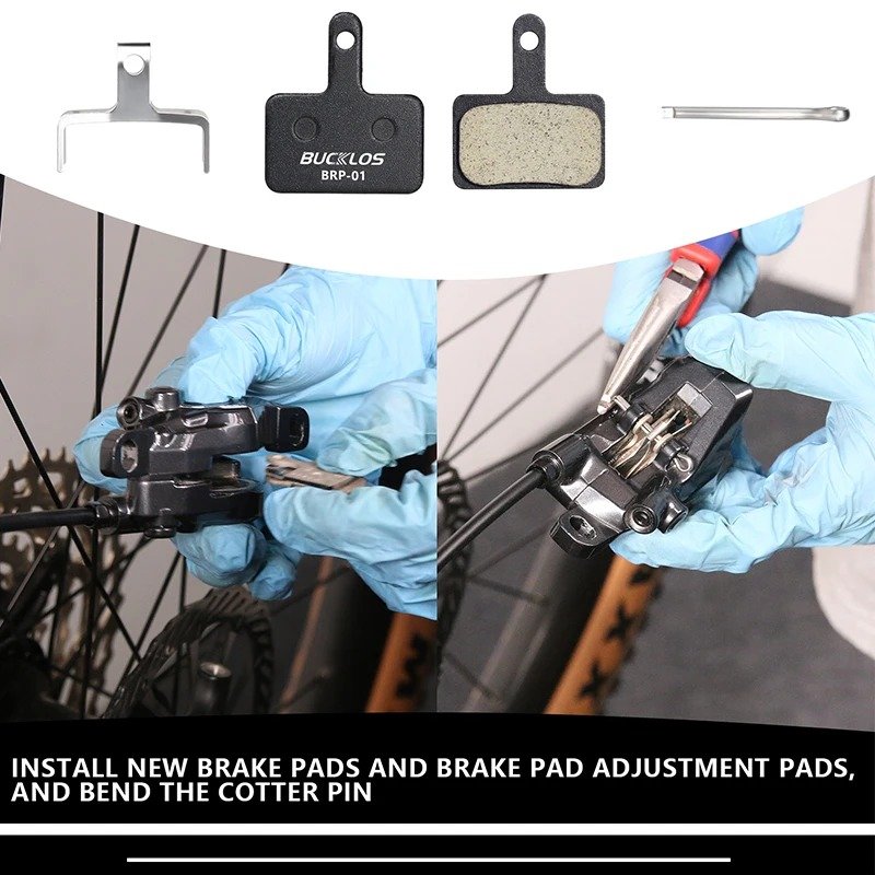 BRP-01 Resin Semimetallic MTB Disc Brake Pads Hydraulic Brake Pads for SHIMANO B01S B05S Bicycle BMX Use Fit M525 M395