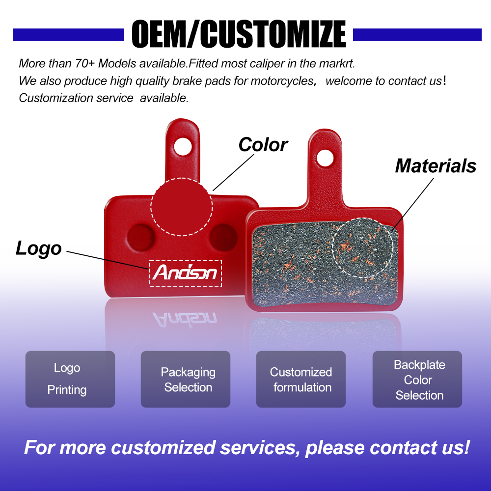 Factory Wholesale MTB Disc Brake Pads for Bike Spare Parts From SHIMANO//AVID/NUTT/MAGURA/PROMAX/HAYES/HOPE/FORMULA/GIANT