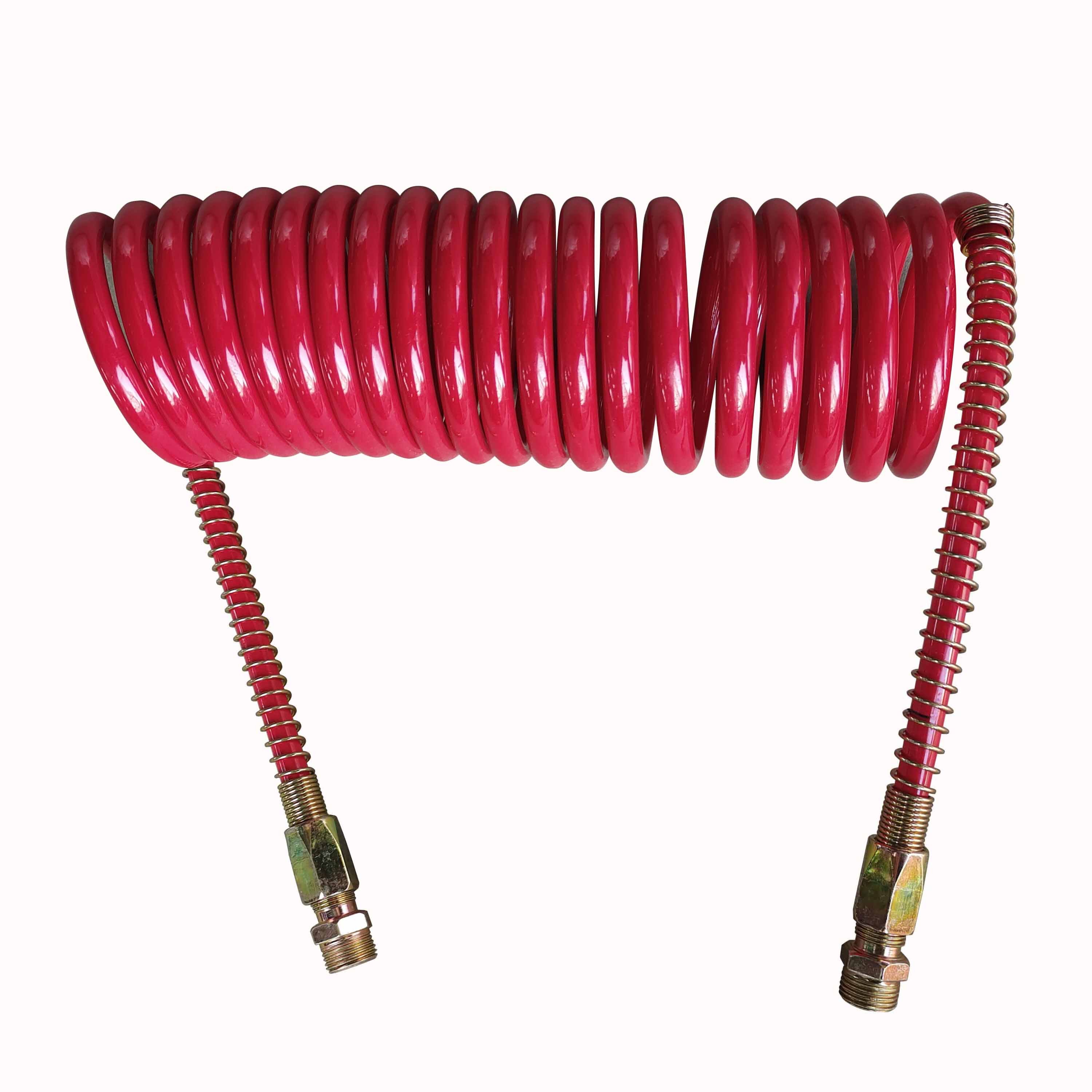 Wholesale Direct Sales Truck air Brake Coils Hose Flexible Spiral Coil Hose for Truck Trailer