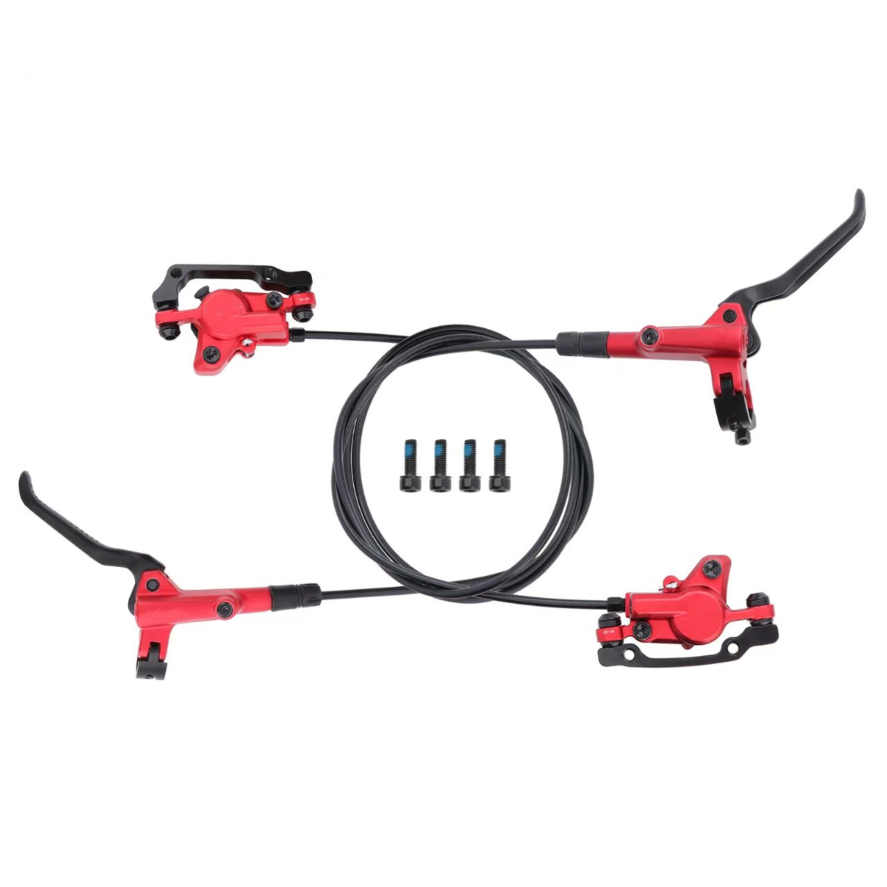 New Products Wholesale Color Bicycle Hydraulic Disc Brake Mountain Bike Brake Set Hydraulic Disc Brake Mt200
