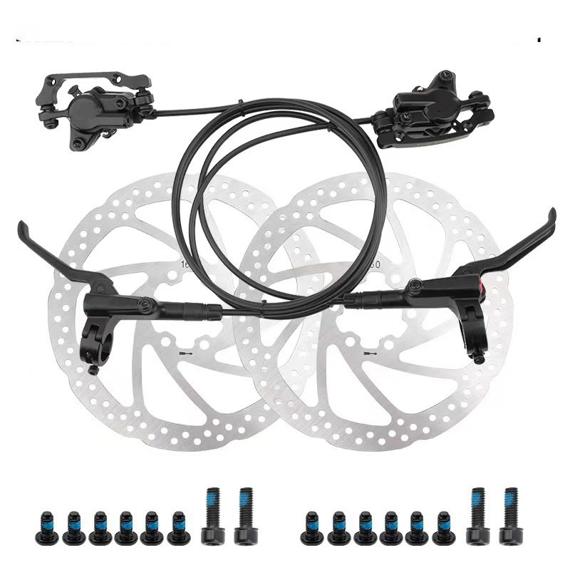 New Products Wholesale Color Bicycle Hydraulic Disc Brake Mountain Bike Brake Set Hydraulic Disc Brake Mt200