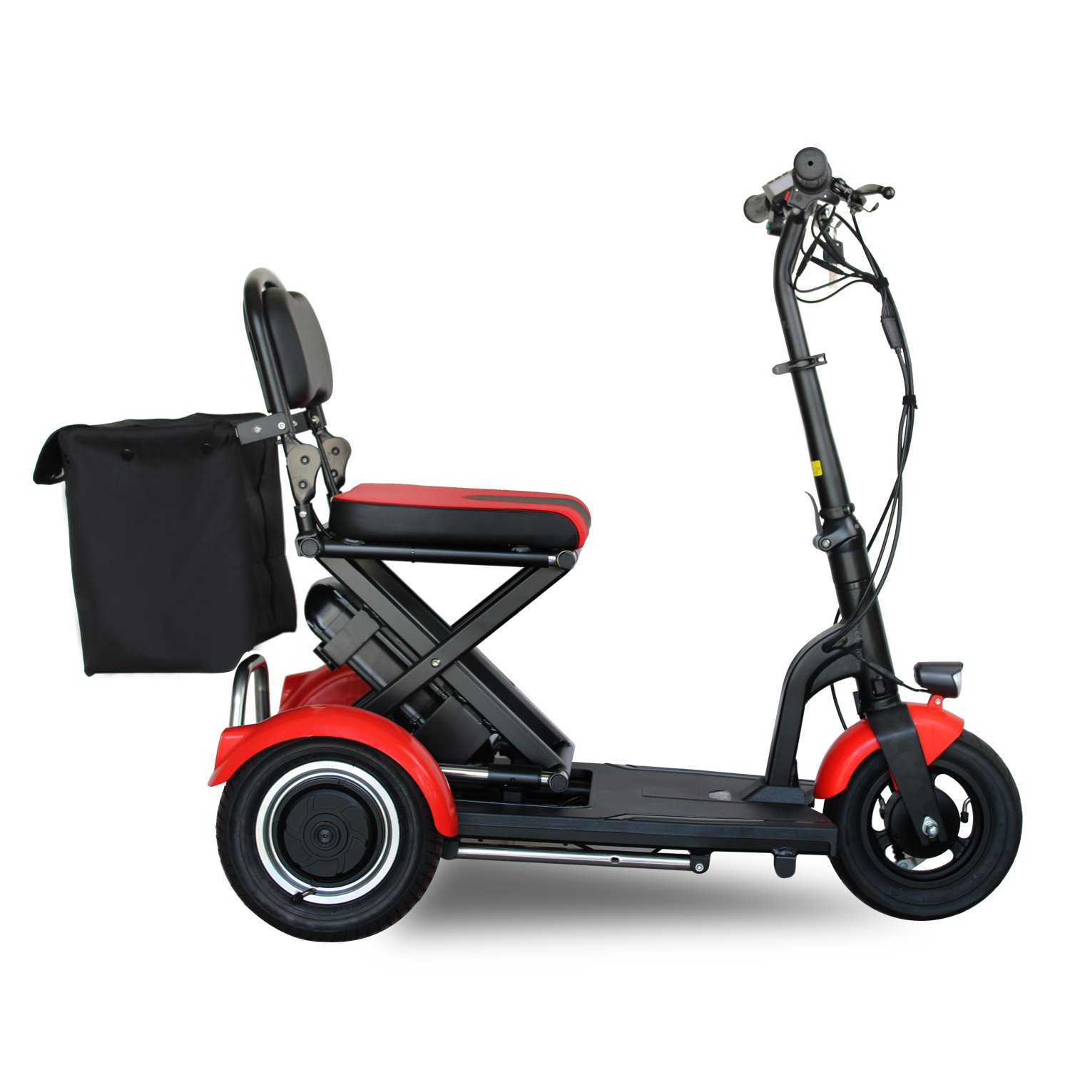 Dynabike High Quality Mobility Scooter for Disabled Adults&elderly 48V 300W Dual Motors 7.8Ah Battery Foldable Frame Tricycle