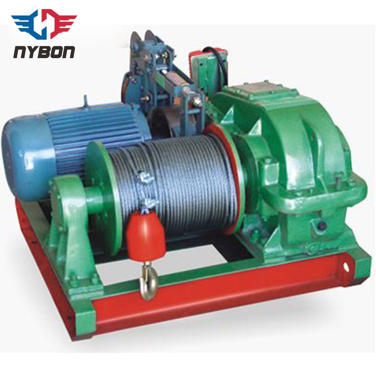 Heavy Duty Multifunctional Three Phase Ac Single Drum Electric Pulling Winch 5 Ton
