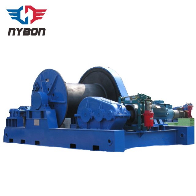 Heavy Duty Multifunctional Three Phase Ac Single Drum Electric Pulling Winch 5 Ton