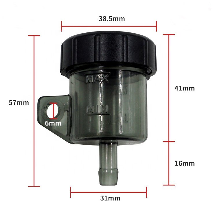 15ML Universal Motorcycle Front Brake Cylinder Cup Push up Brake Oil Tank Brake Fluid Reservoir