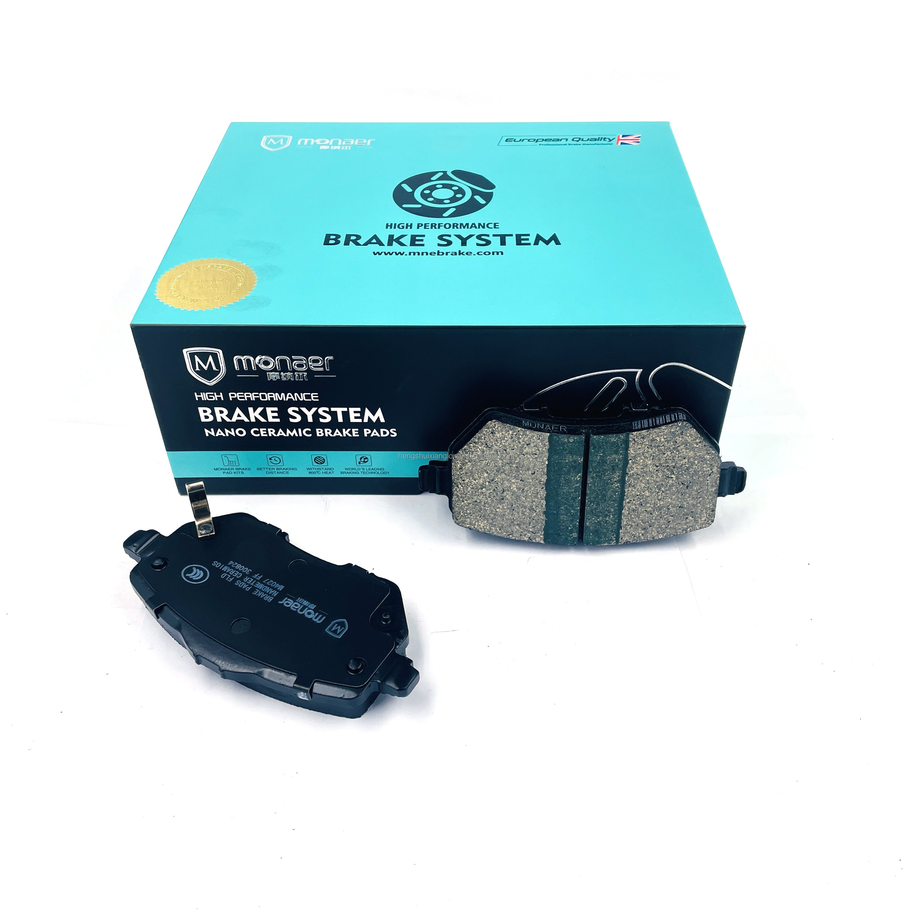 Monaer Brand 4048102700 Front Ceramic Brake Pad for Geely Coolray New 2023-