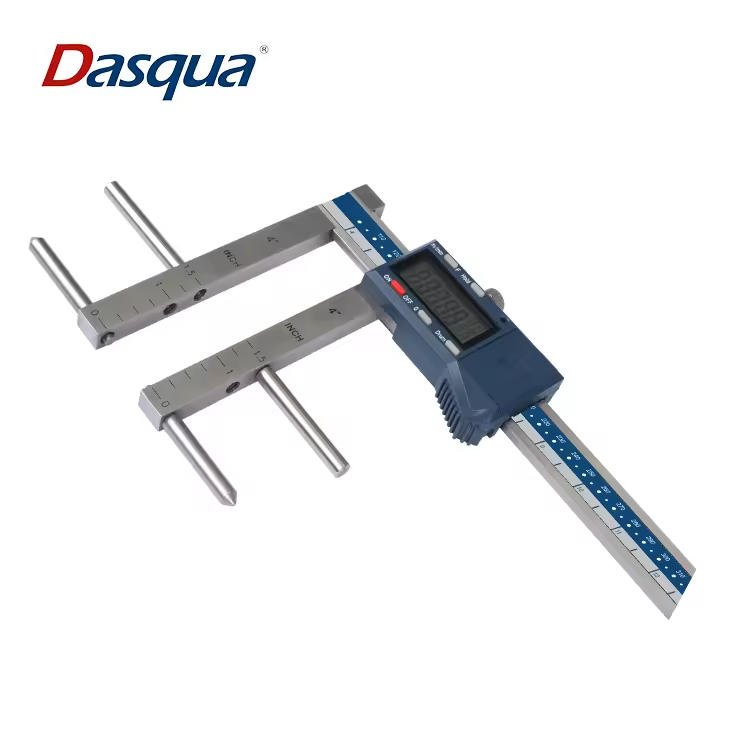 Dasqua Stainless Steel 100-500mm/4-20'' 0.01 Resolution IP54 Digital Brake Drum Gauge Auto Repair Tool Measuring Tool