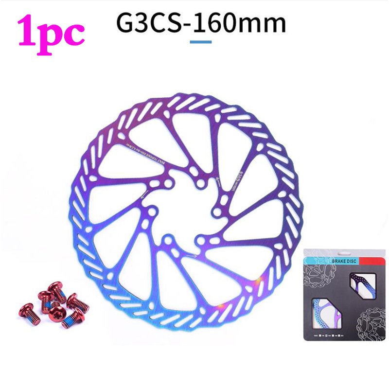 BUCKLOS Bicycle Disc Brake Rotor 2 Pieces Stainless Steel Mountain Bike Brake 160mm 180mm 203mm Rotor 12 Bicycle Bolt M5 Is a Br