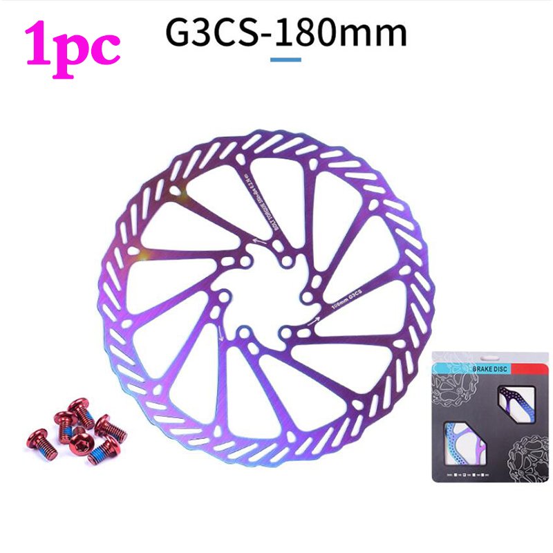 BUCKLOS Bicycle Disc Brake Rotor 2 Pieces Stainless Steel Mountain Bike Brake 160mm 180mm 203mm Rotor 12 Bicycle Bolt M5 Is a Br