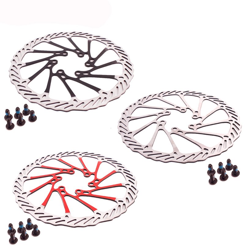 BUCKLOS Bicycle Disc Brake Rotor 2 Pieces Stainless Steel Mountain Bike Brake 160mm 180mm 203mm Rotor 12 Bicycle Bolt M5 Is a Br