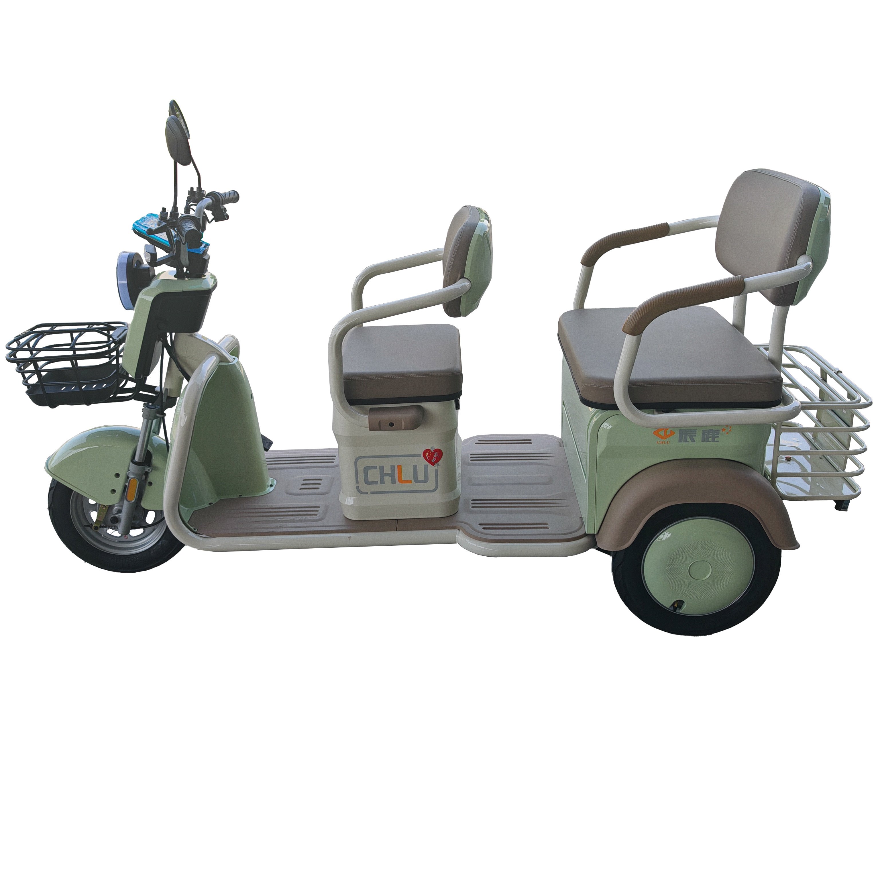 CKD SKD 12inch 3wheel Electric Sport Tricycle Motorcycle China 2000W 40km/h Speed 100km Range Electric Tricycle With Passenger