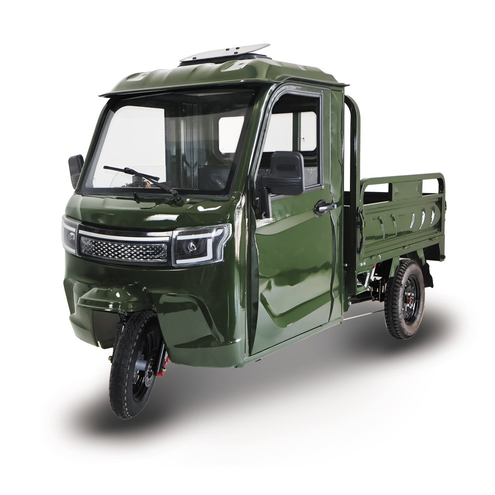 Cheap Price 3000W 72V Electric Tricycles for Adult Wholesale Enclosed Driving Room Brake Dsic OEM Factory Supplier