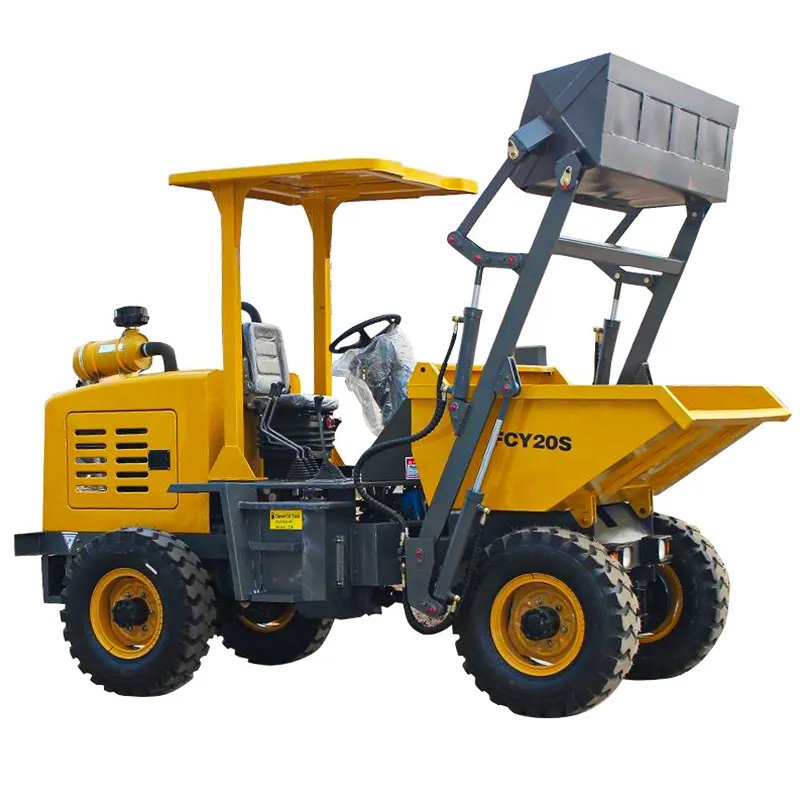 CE Hydraulic Self Loading Articulated Mini Dumper Loader Mini Dump Trucks Other Trucks 4x4 Dump Truck with Crane Mine Mining