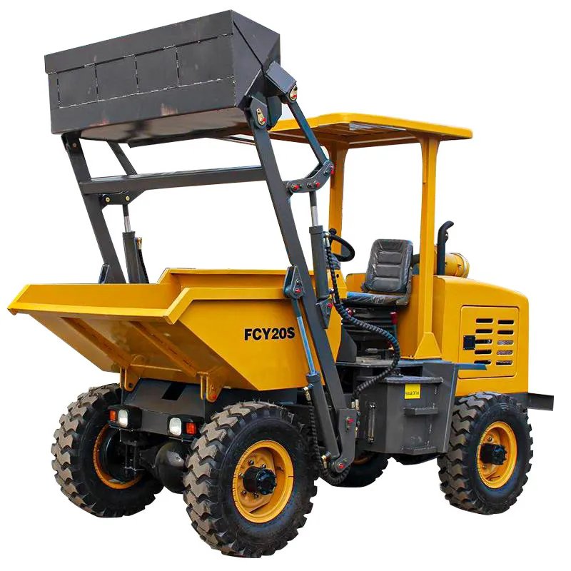 CE Hydraulic Self Loading Articulated Mini Dumper Loader Mini Dump Trucks Other Trucks 4x4 Dump Truck with Crane Mine Mining