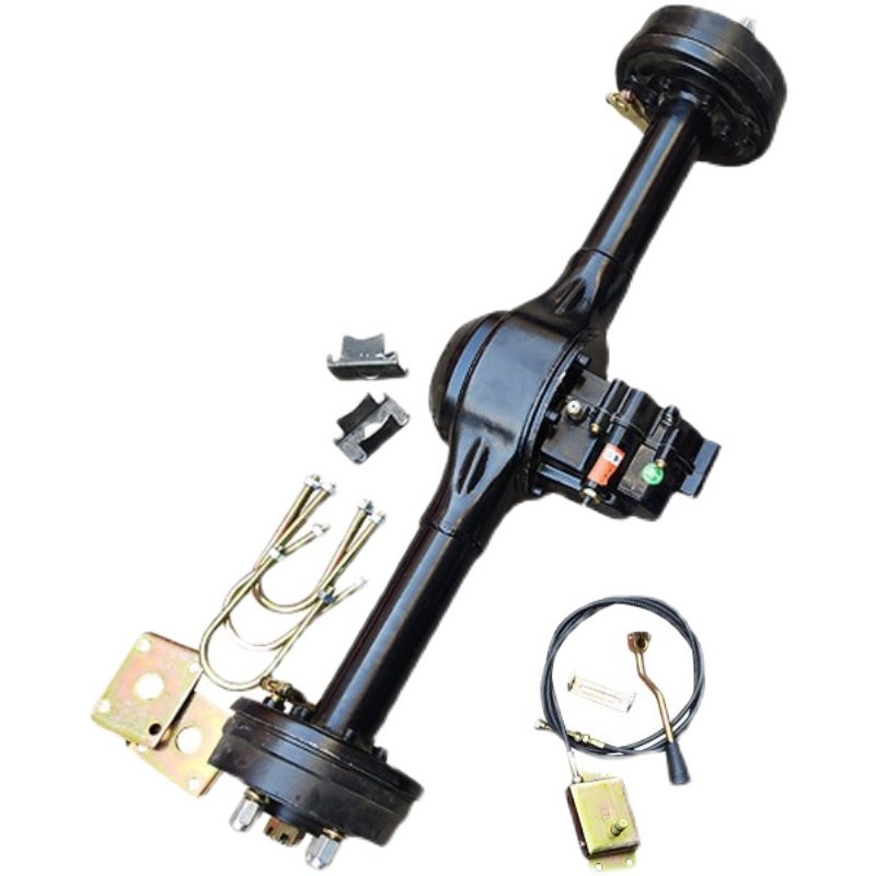 Factory Direct Wired Remote Control Load-bearing Casting Six Hole Oil Drum Brake Rear Axle Assembly