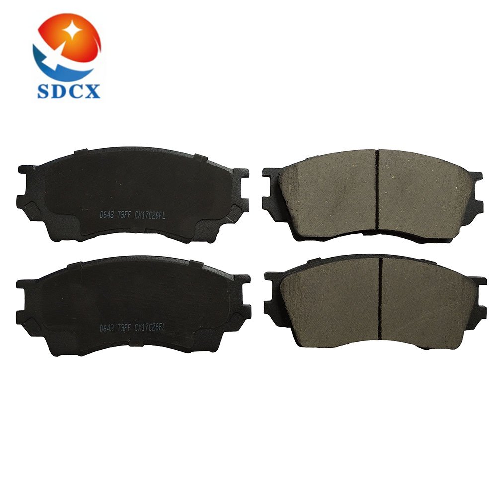 SDCX D643 Ceramic Factory High Quality Brake Shoe for Different Countries Brake Pad Car Brand for Mazda