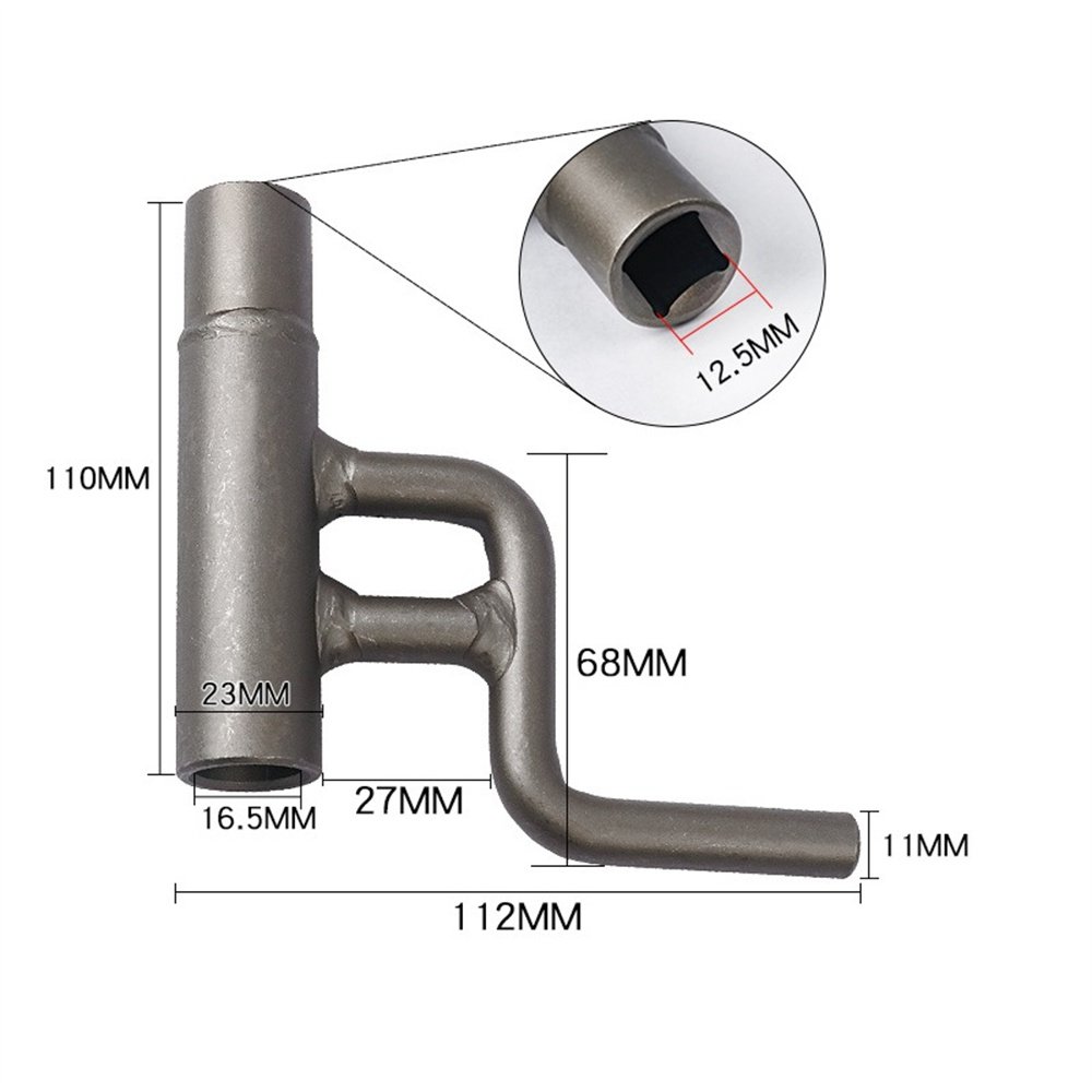 Rust Rear Brake Disc Drum Cover Removal Repair Tool for Electric Motorcycle Scooter