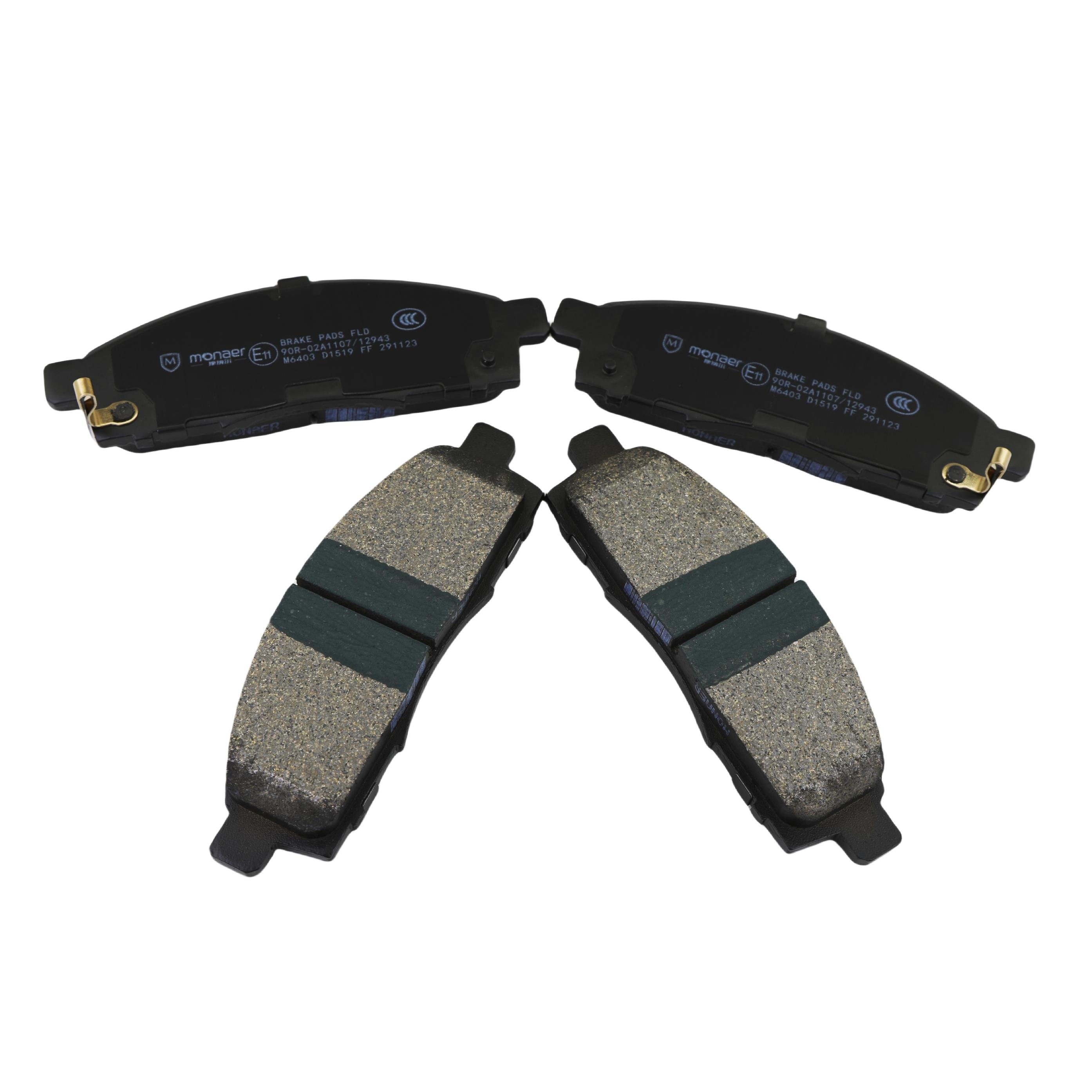 M6403 D1519/D6128m/4605A198/Gdb3435 China Ceramic Brake Pad for Dongnan Zinger/Mitsubishi L200 Auto Brake Pad