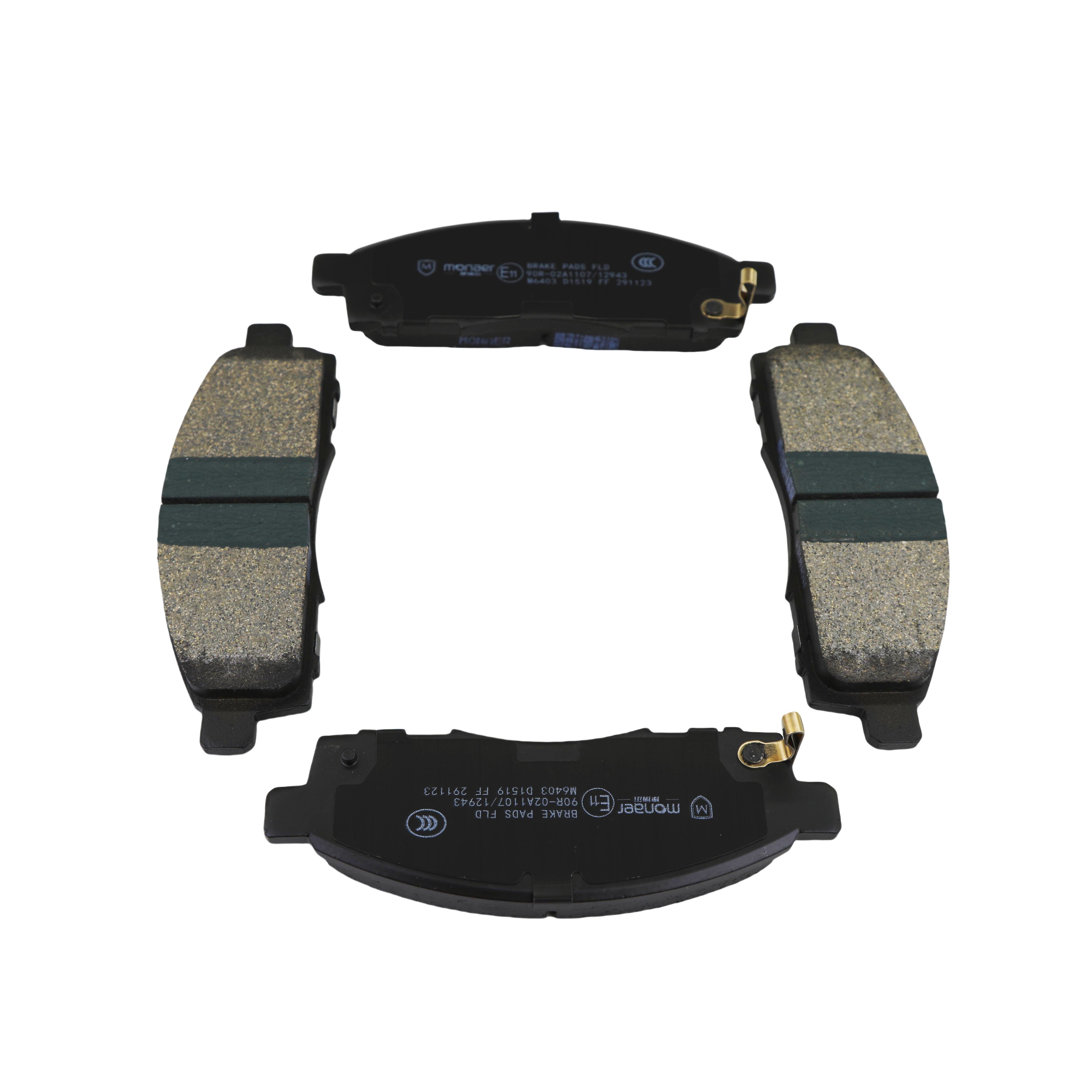 M6403 D1519/D6128m/4605A198/Gdb3435 China Ceramic Brake Pad for Dongnan Zinger/Mitsubishi L200 Auto Brake Pad