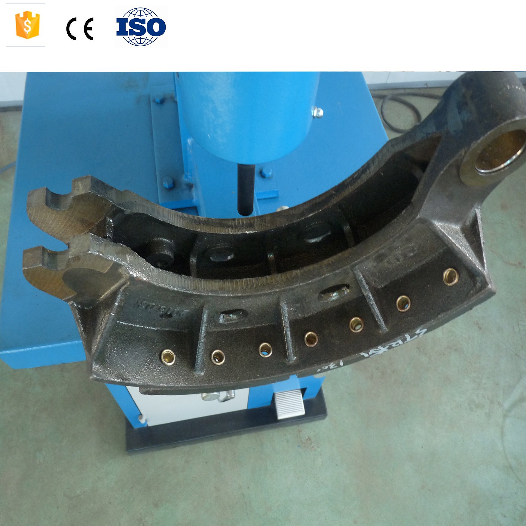 Pneumatic Hydraulic QYM-6 Brake Shoes Riveting Machine