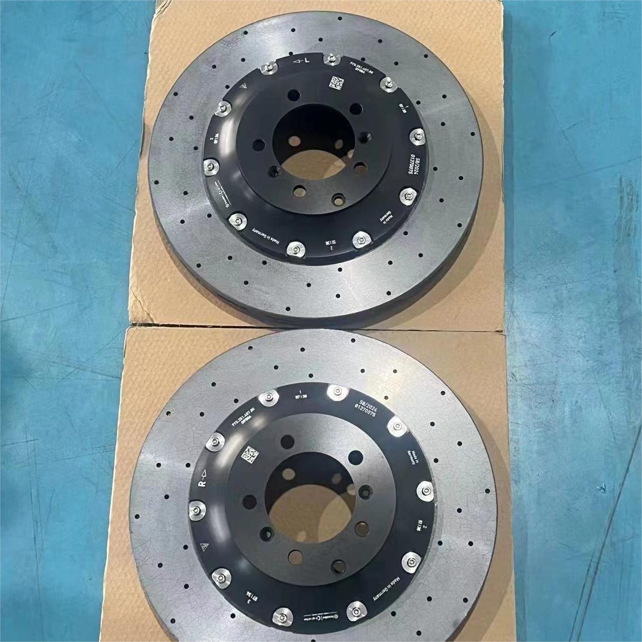 brake disc carbon ceramic brake disc 10 piston caliper set