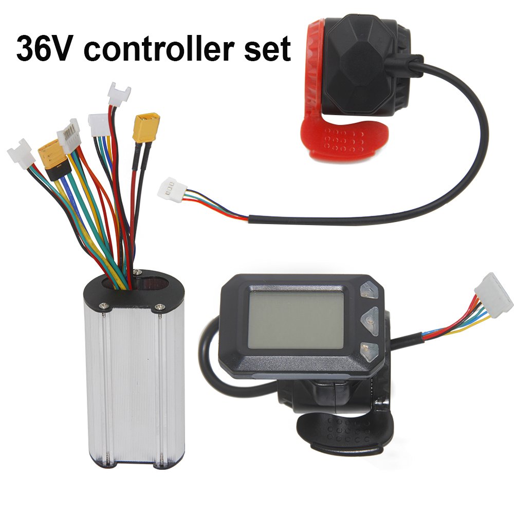 36V 12A 350W brainpower motor Controller LCD Monitor Electric Scooter Bike Brake Set for 6.5inch electric scooter accessories