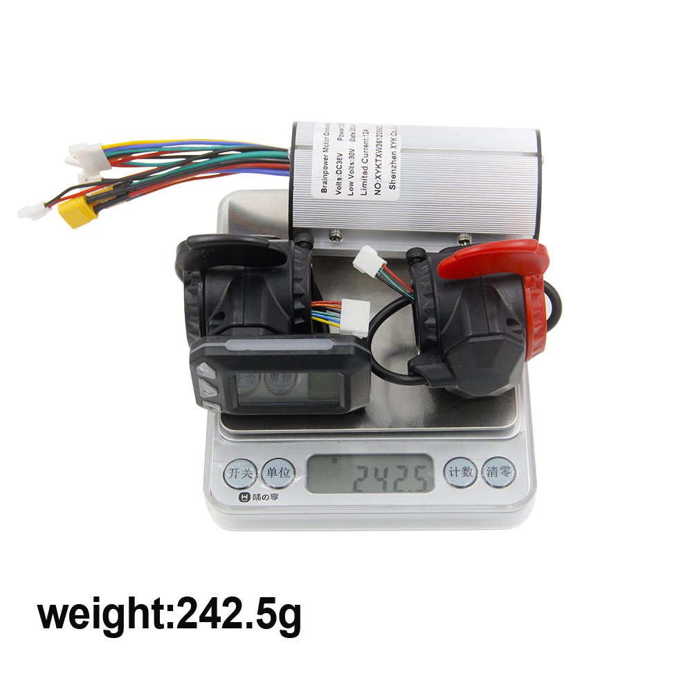 36V 12A 350W brainpower motor Controller LCD Monitor Electric Scooter Bike Brake Set for 6.5inch electric scooter accessories