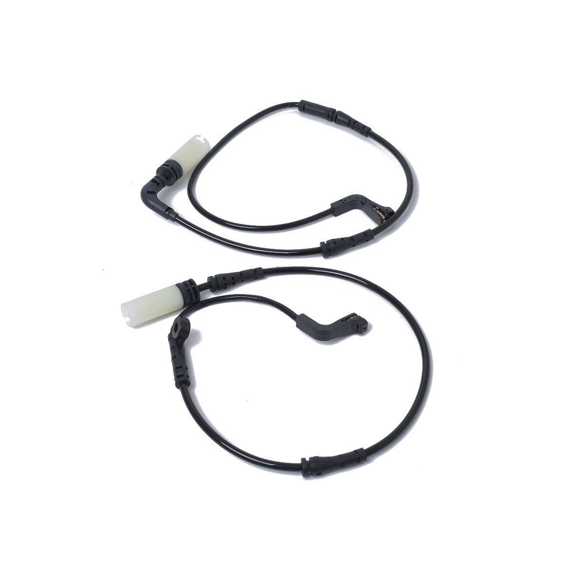 BAJUTU Black Front and Rear Brake Pad Wear Indicator Sensor Kit Replacement for BMW E60 E63 34356789492 34356789493