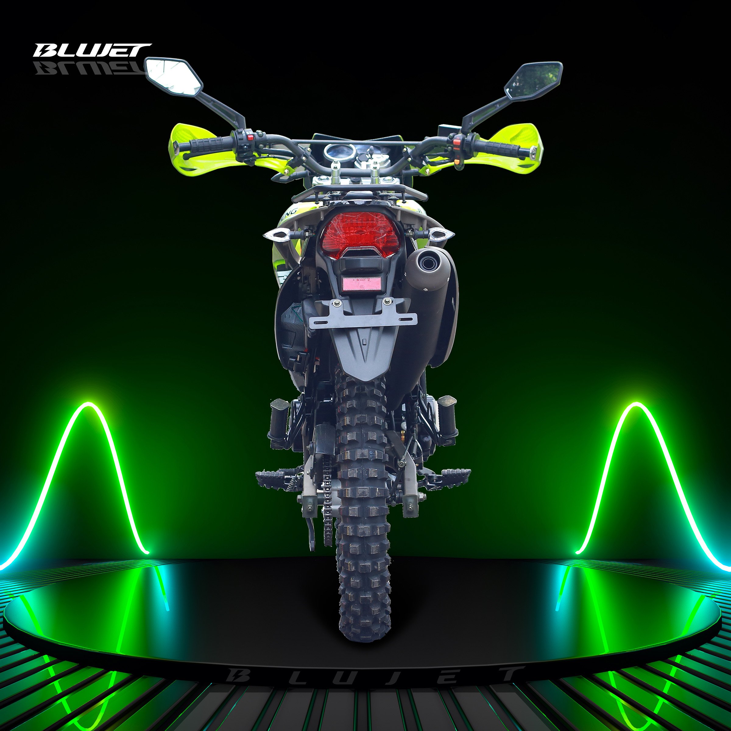 Broz 200 New 200cc Street Cross Motorcycle Push Rod CG200 Engine Digital Meter Disc Brake for Latin America Market