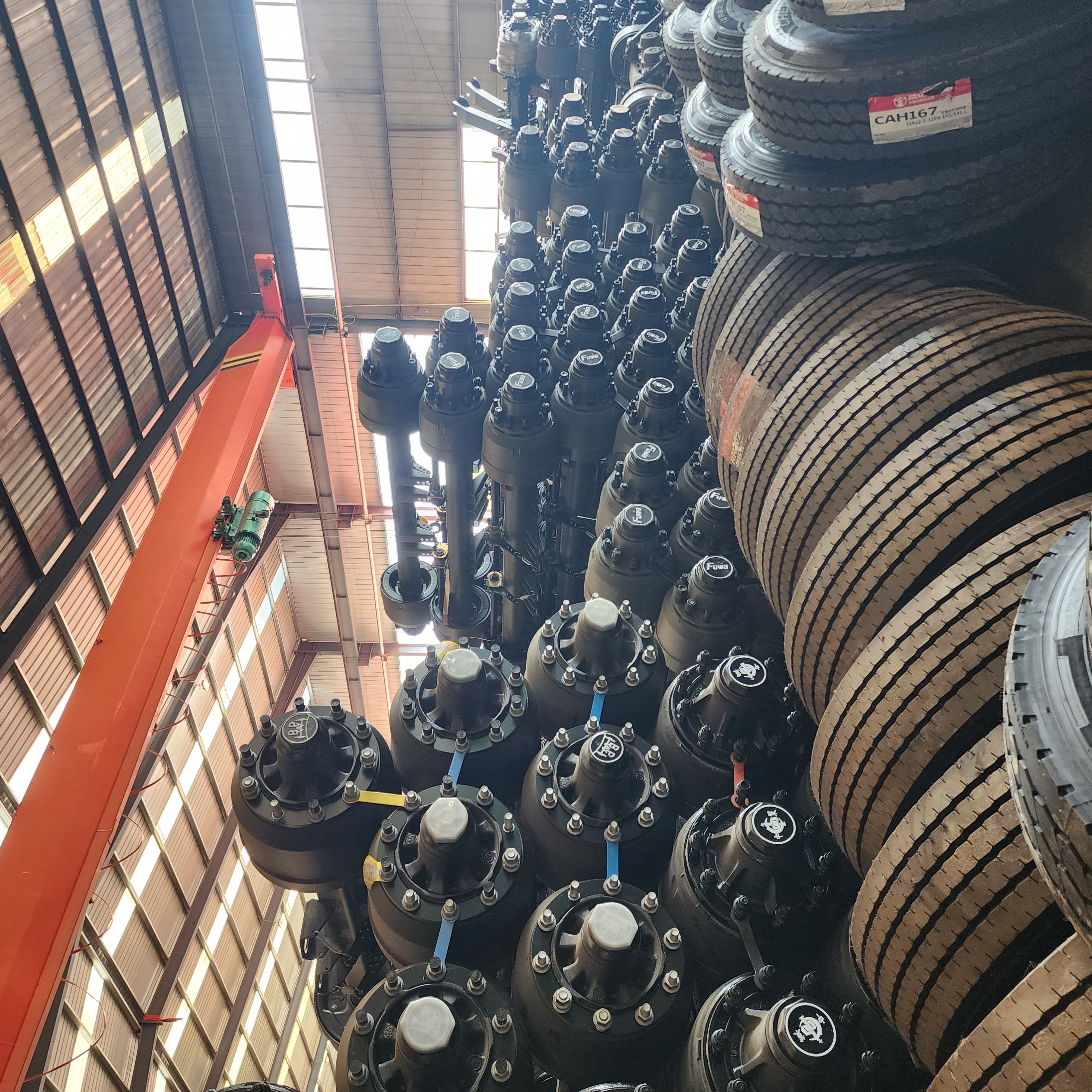 Shengda Best Quality German Steel Drum & Disc Brake 1840 Axle Used Trailers & Accessories Suspension Parts
