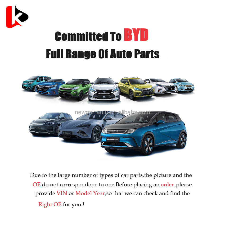 China Electric Car Auto Parts Brake Pads for BYD Atto 3 E2 Qin Yuan Plus Pro OEM YD-35025 EM2E-3501500C