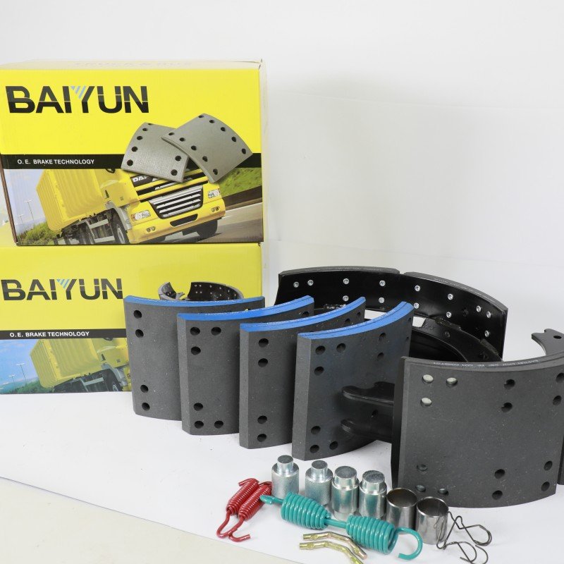 Euro Truck Kamaz 6520 Drum Brake Shoes Assembly 6520-3501090 for Euro Truck Brake Parts OE Quality 65203501090