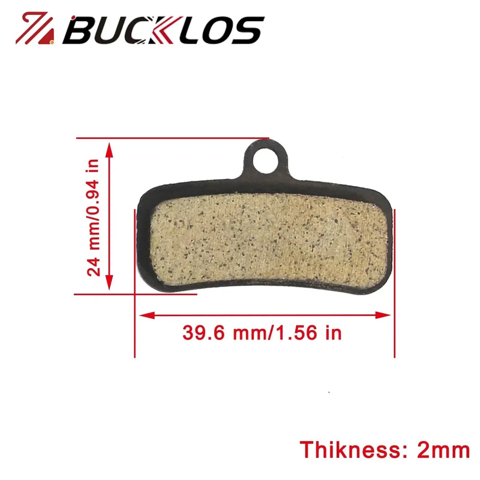 OEM/ODM BUCKLOS Ceramic Bike Brake Pad D01S for Shimano BR-M8120 M8020 Hydraulic Brake Pad MTB Bicycle Resin Disc Brake Pads