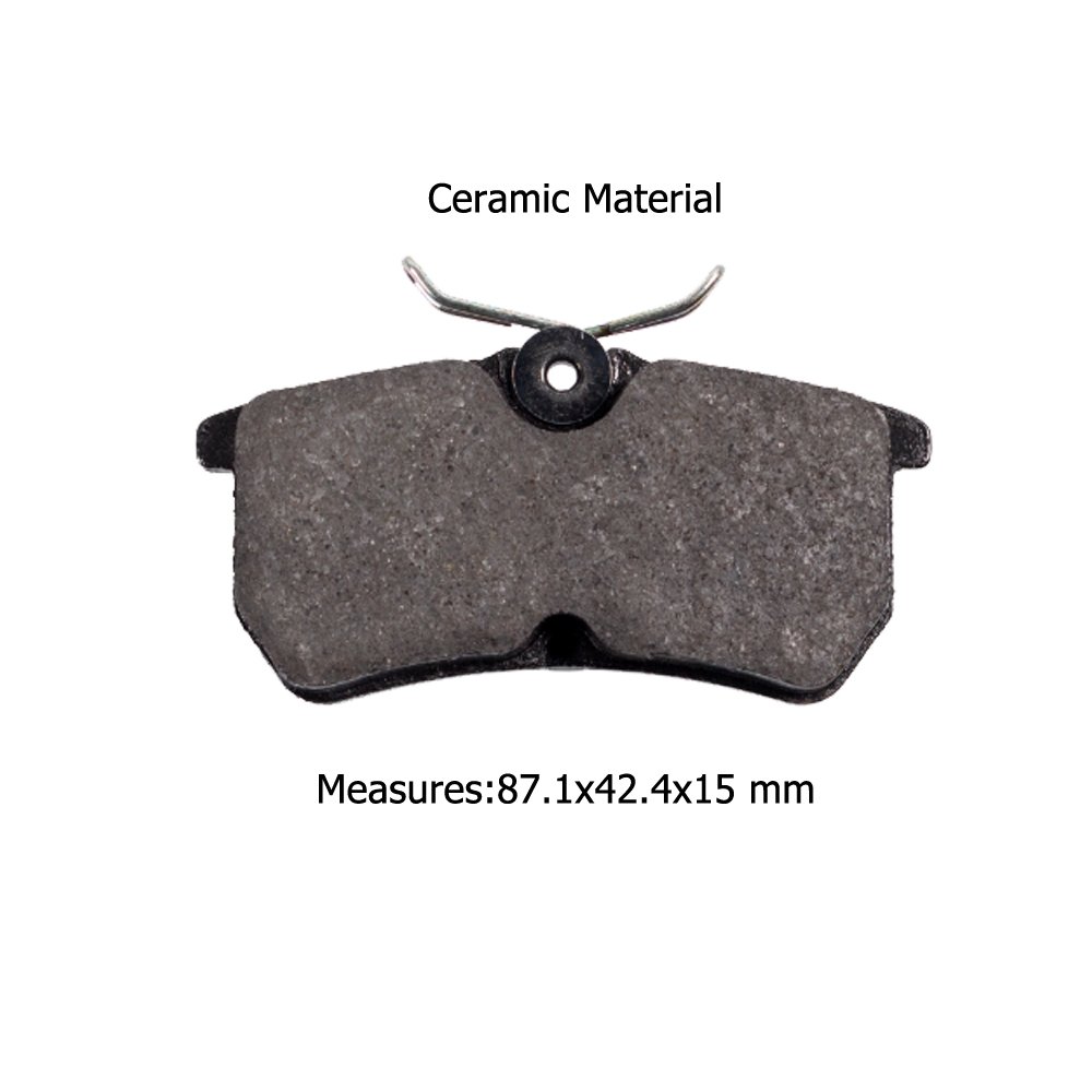 D886-7763 Rear Brake Pads for Ford Fiesta CBK VI/Focus CAK/Ikon 02/1999-12/2007-12/2014