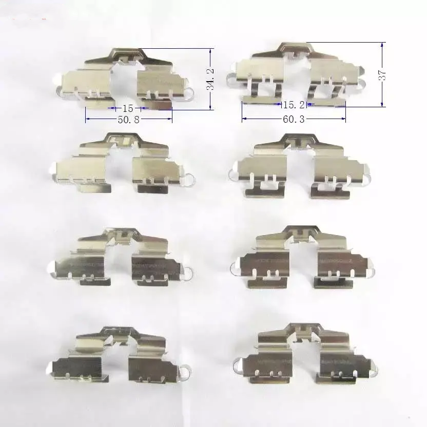 OEM Auto Brake Pad Clip Brake Abutment Hardware Kit Caliper Clips