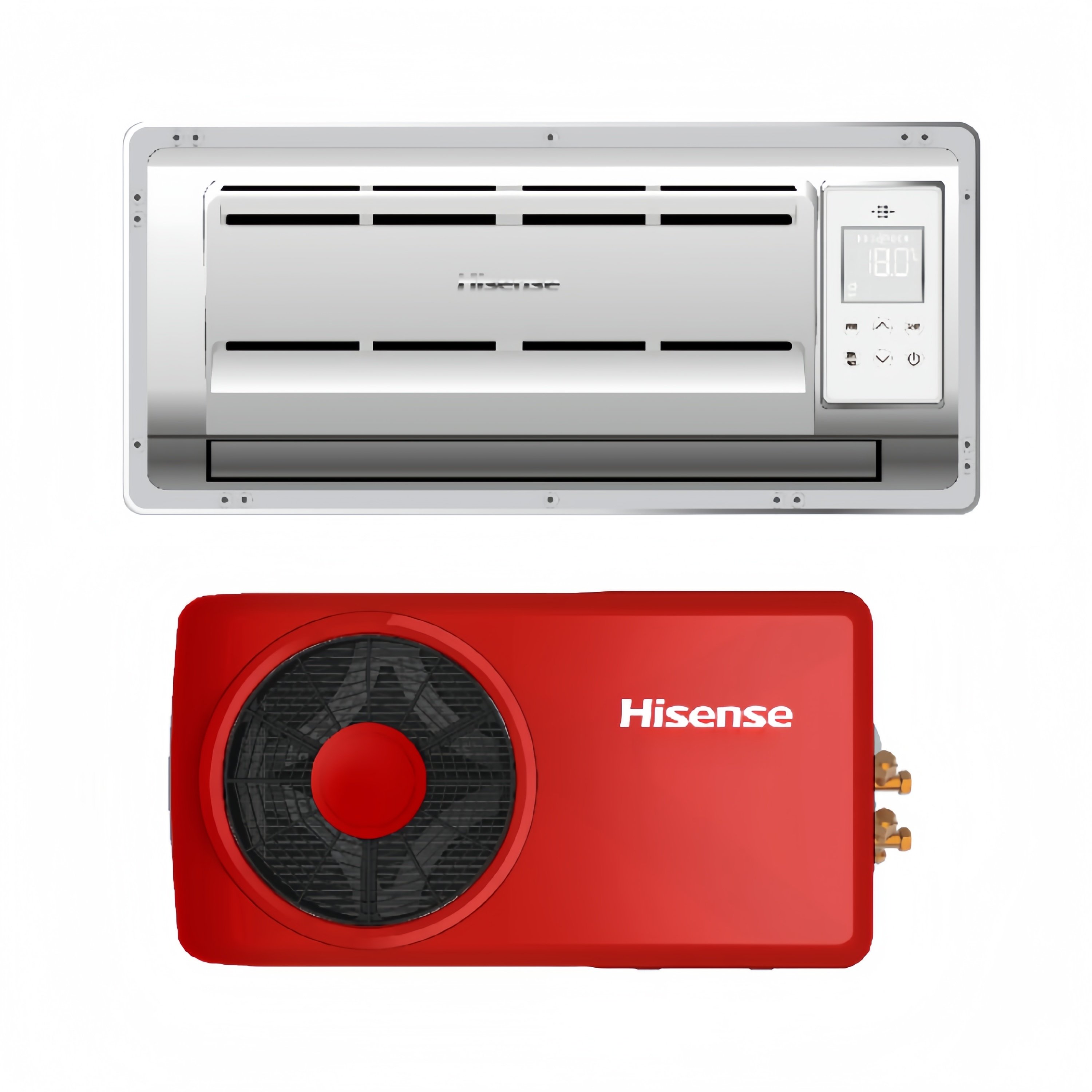 Hisense Portable 12V/24V DC Car Air Conditioner 24 Volt Parking Cooler/Splitter 1-Year Warranty Universal Electric AC System New