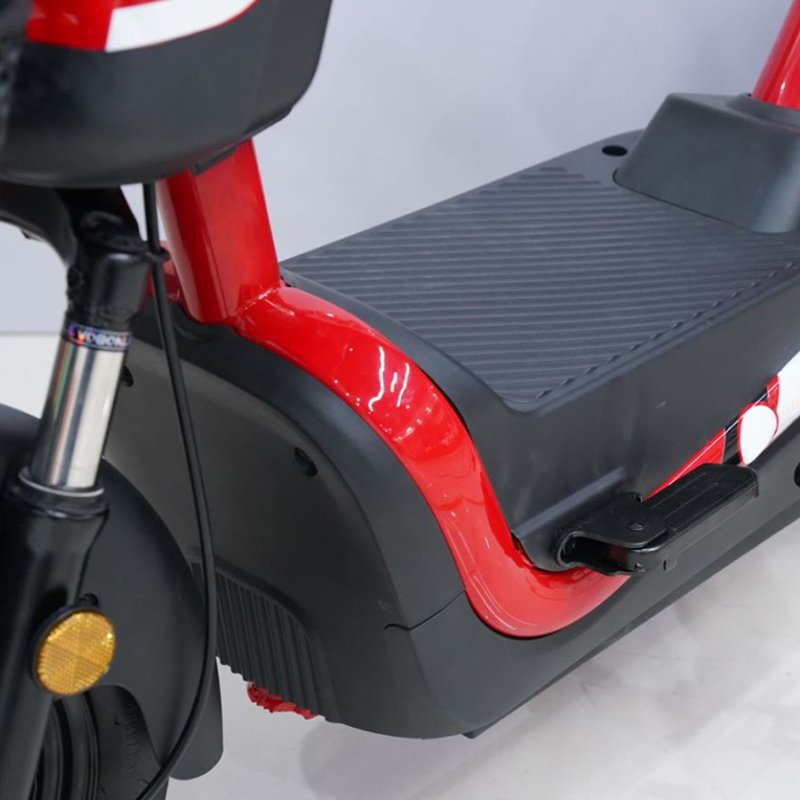 48V 450W Motor 14 Inch Comfortable Lead Acid Electric City Bike Front Rear Double Drum Brake Electric Cycle for Sale