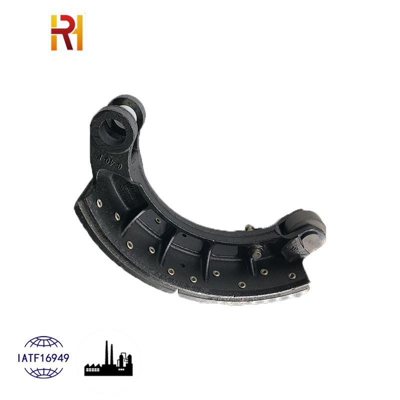 Factory Price Auto Trailer Truck Parts Bus Axle Brakes Lined Drum Brake Shoe With Repair Hardware Kits