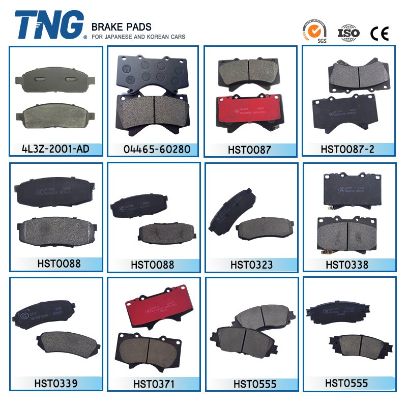 Wholesale Car Auto Parts Brake Pads for Toyota Corolla Honda Nissan Mazda Mitsubishi Subaru Suzuki Hyundai Kia Japanese Cars