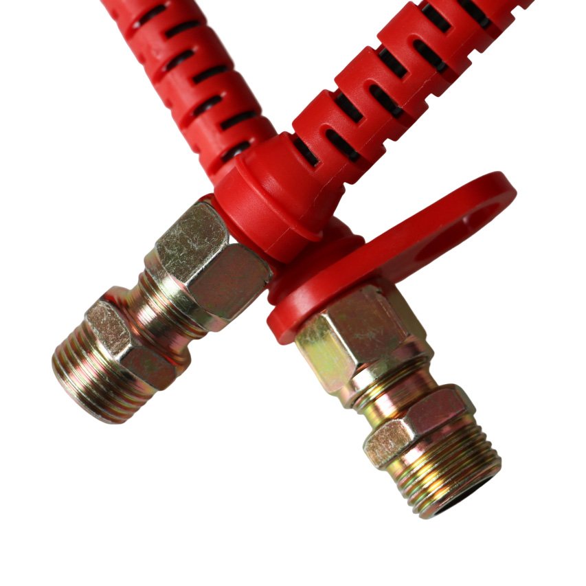 HJYAJZT Brand High Quality Pneumatic Air Pipe Helical Tube Set Flexible Spiral Truck Trailer Air Brake Coil Hose