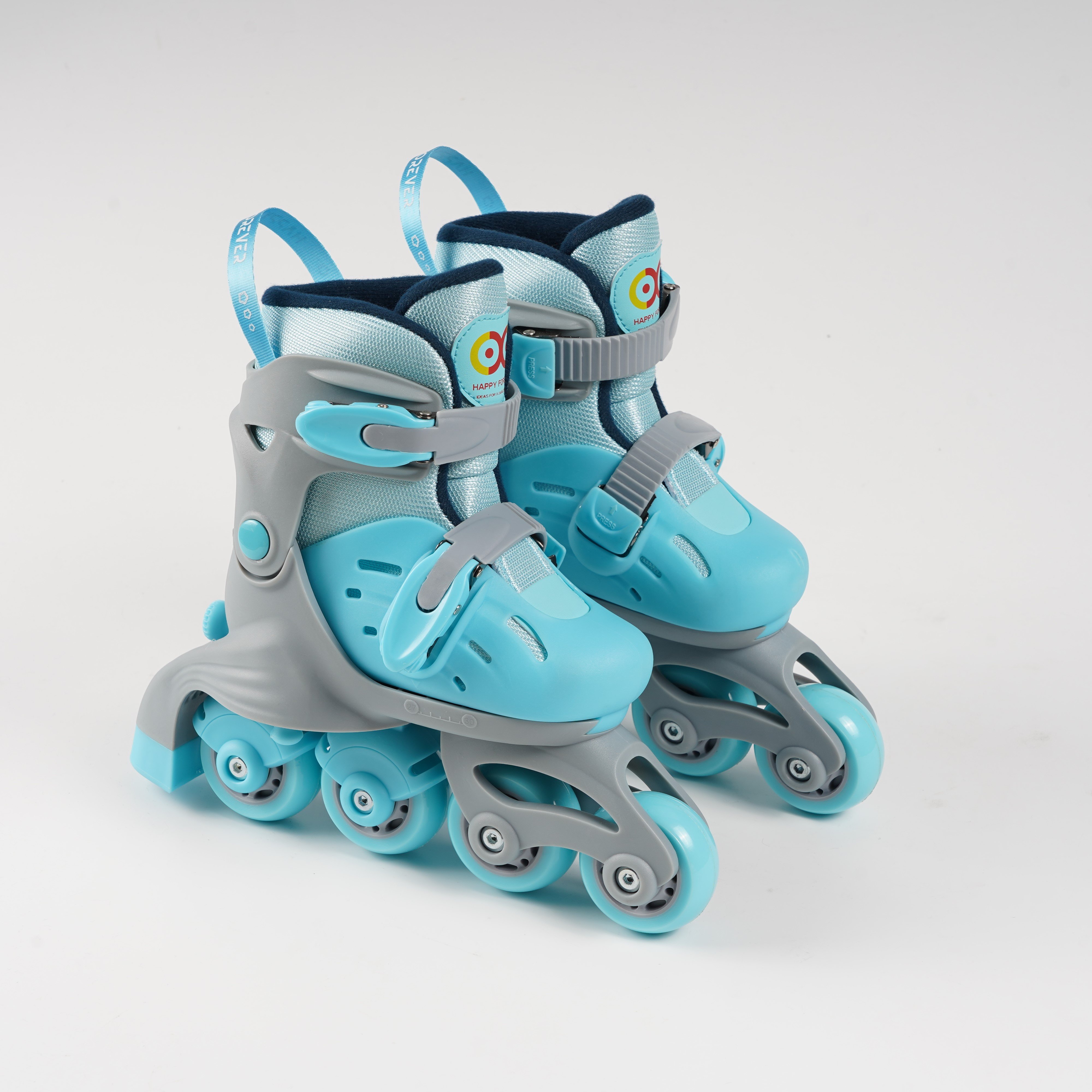 668 Adjustable Four-Wheel Roller Skates Full Flash PU Wheel Inline Quad Convertible Design for Boys and Girls