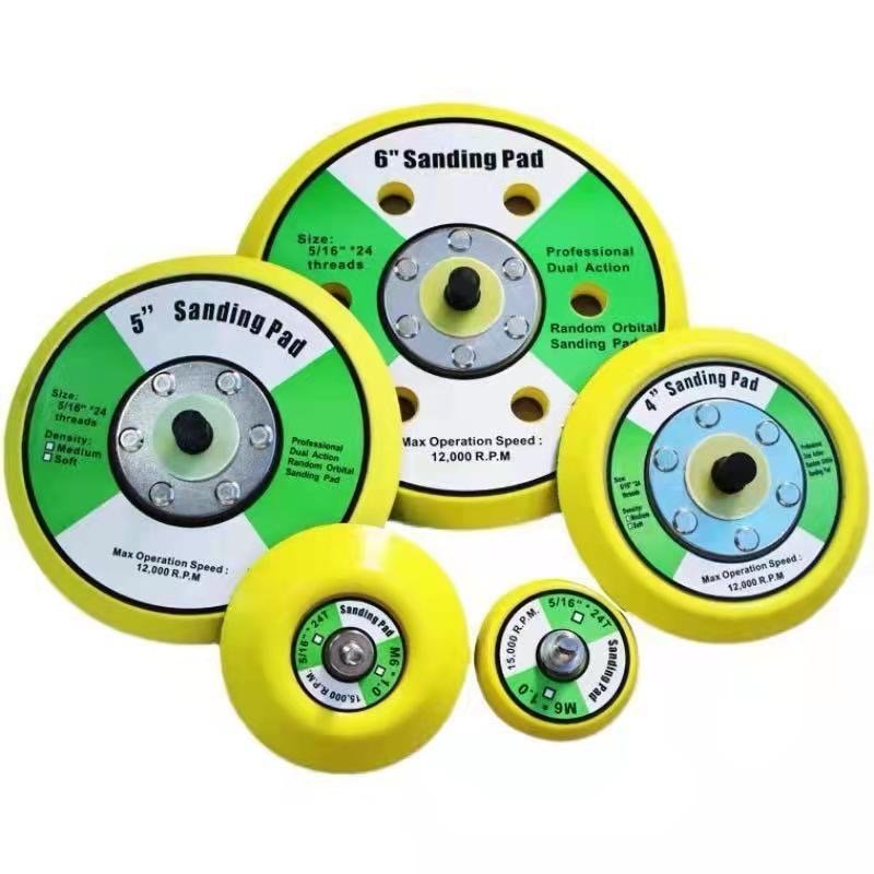 6'' Sanding Pad with Vinyl PSA Backing 5/16'' Arbor10,000 RPM, Sanding Pads Are Ideal for Orbital and Dual Action Sander