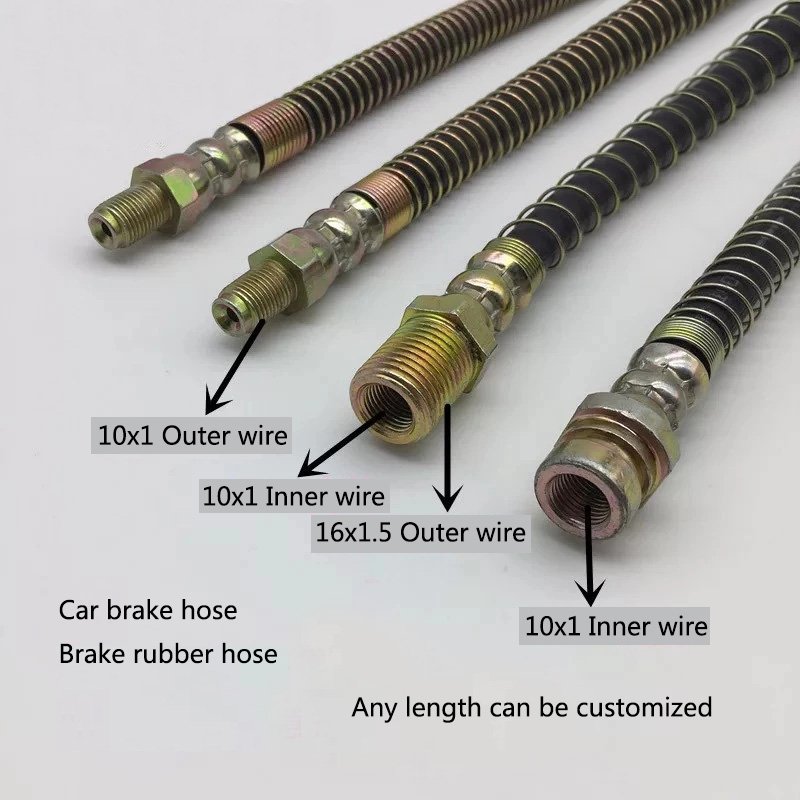 Low Price Rubber Oil Resistant Braided Hydraulic Brake Line Hose Pipe for Manufacturer