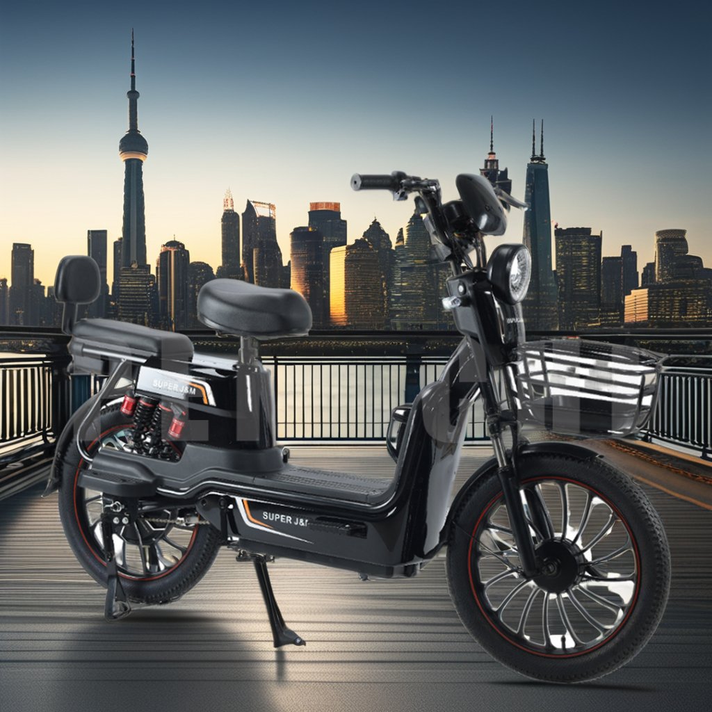 Factory Direct Sale Urban Leisure Electric Bike High Carbon Steel Rear Hub Motor 3 Speed Bluetooth Convenient for City Use