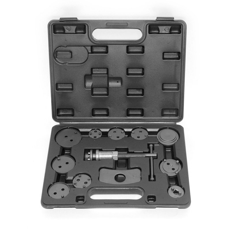 TBTOOLS Car Auto 13pcs Universal Front and Rear Caliper Disc Brake Caliper Piston Rewind Wind Back Repair Tool Kit Sets TB121
