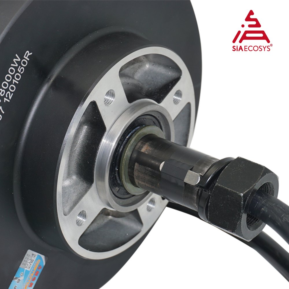 SiAECOSYS 2021 New 8000W V4 96V 125kph 2wd Dual Hub Motor with APT96600 Controller Kits for E-Car