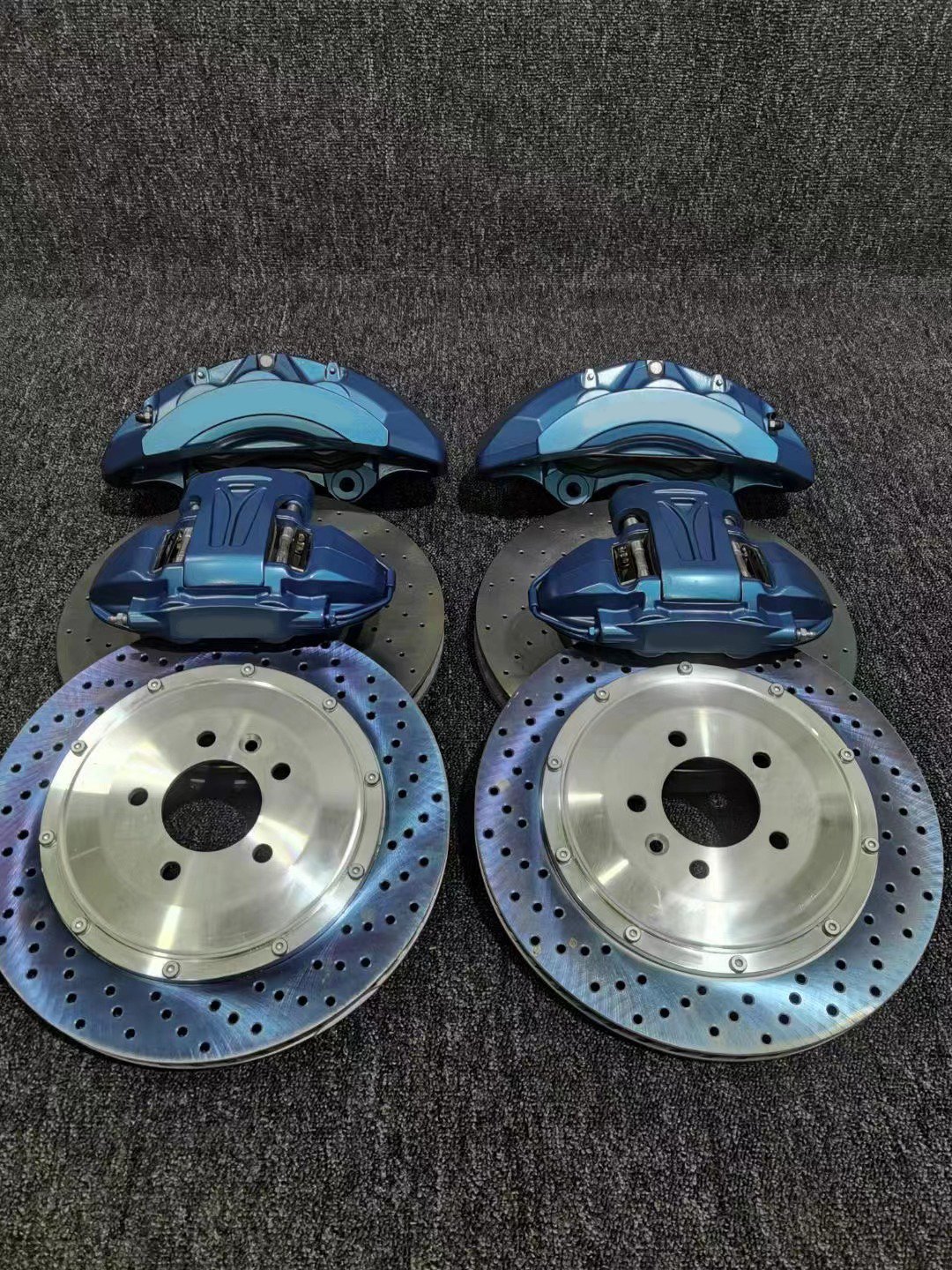 Good Performance Full Brake Repairing Kits for W205 Car Brake Kit Front for M2 F87 G30 G12 6 Piston F30 F80 with Swimming Disc