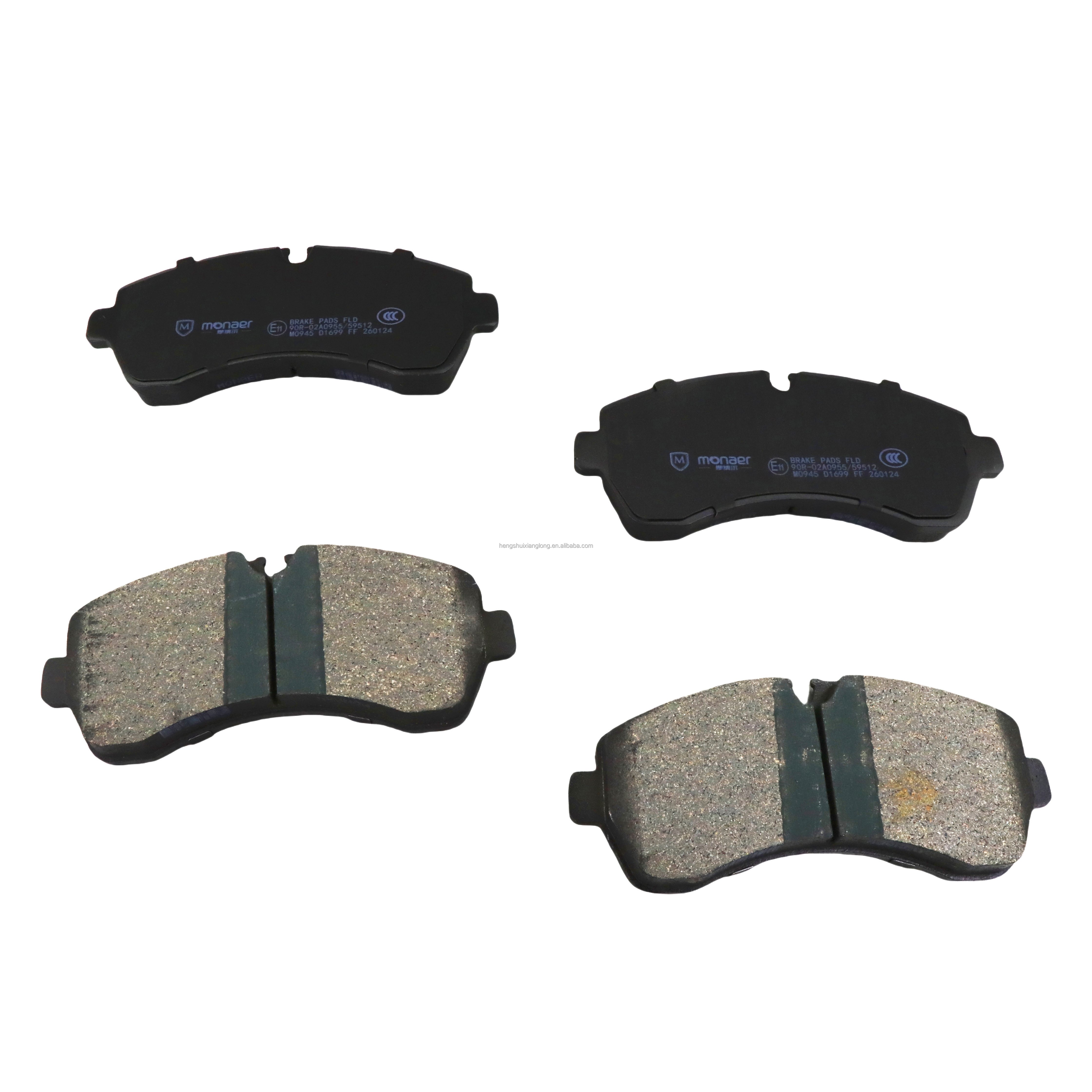D1699 Monaer Ceramic Brake Pads High Quality No Noise, Low Dust Brake Pad